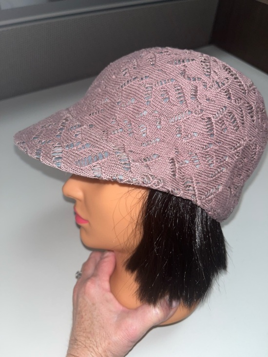 Kangol Women\'s Dusty Pink Knit Visor Hat main image 14